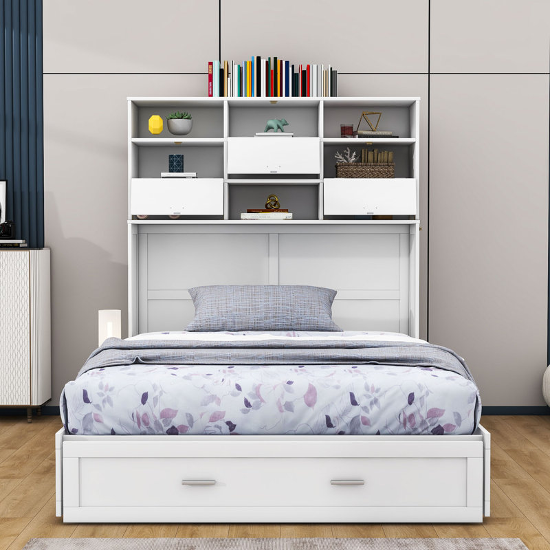 Wildon Home® Analeese Queen Storage Murphy Bed Wayfair